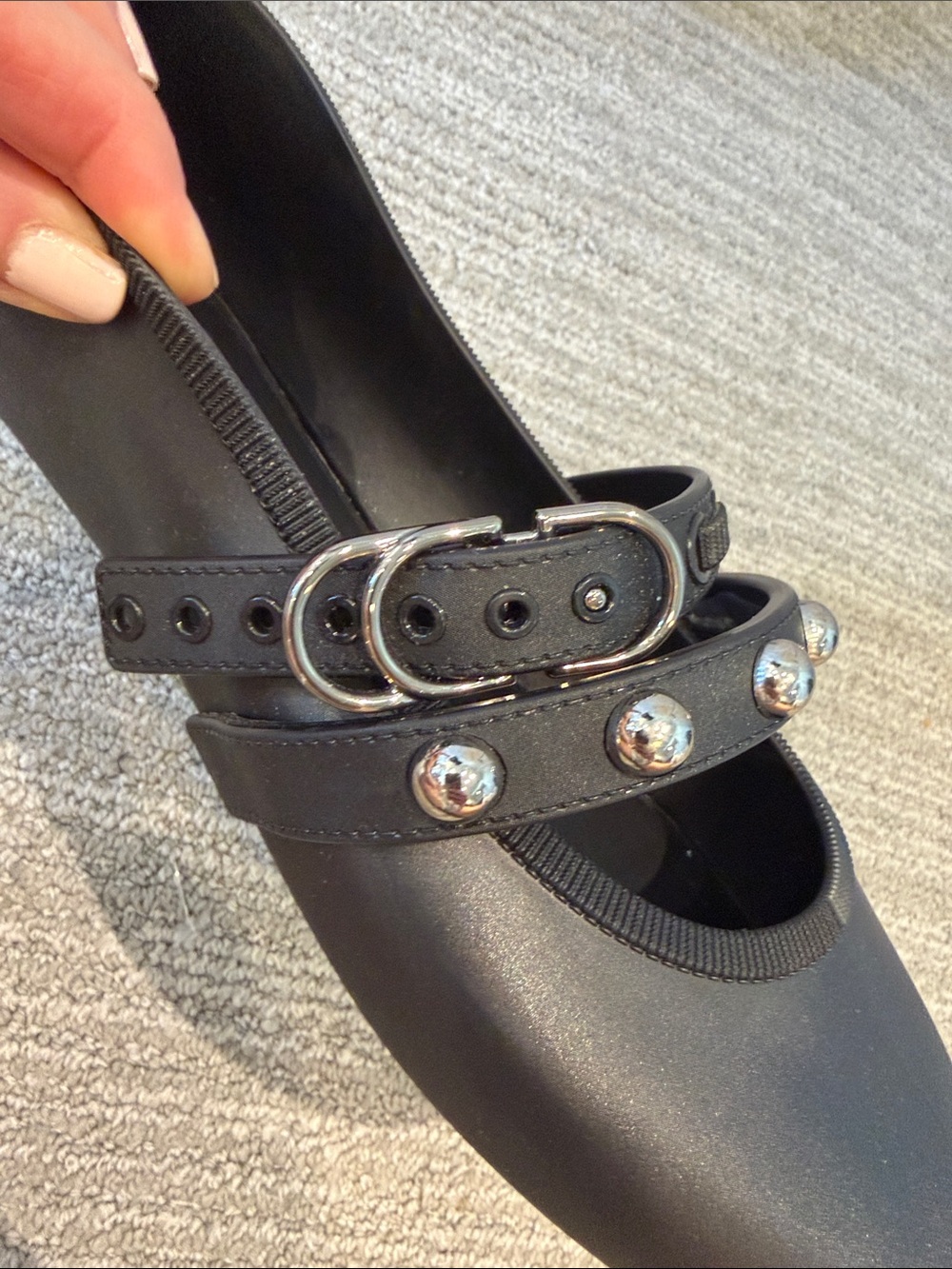 Melissa Soft Studded Ballerina Flat - Picture 7 of 12